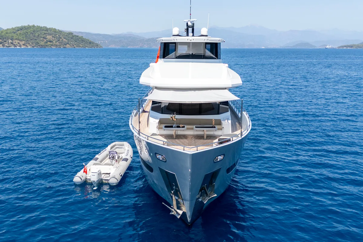 Motoryacht, a motor yacht at Fethiye, Turkey