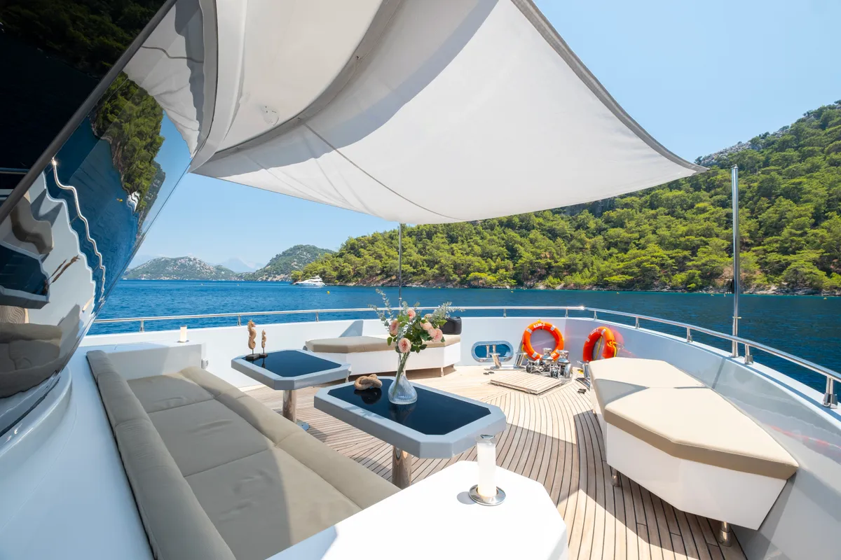 Motoryacht, a motor yacht at Fethiye, Turkey