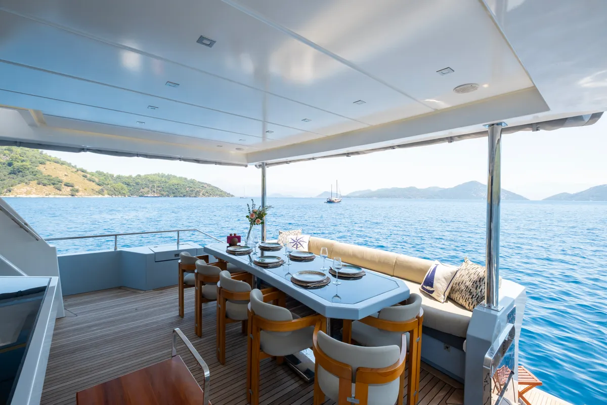 Motoryacht, a motor yacht at Fethiye, Turkey