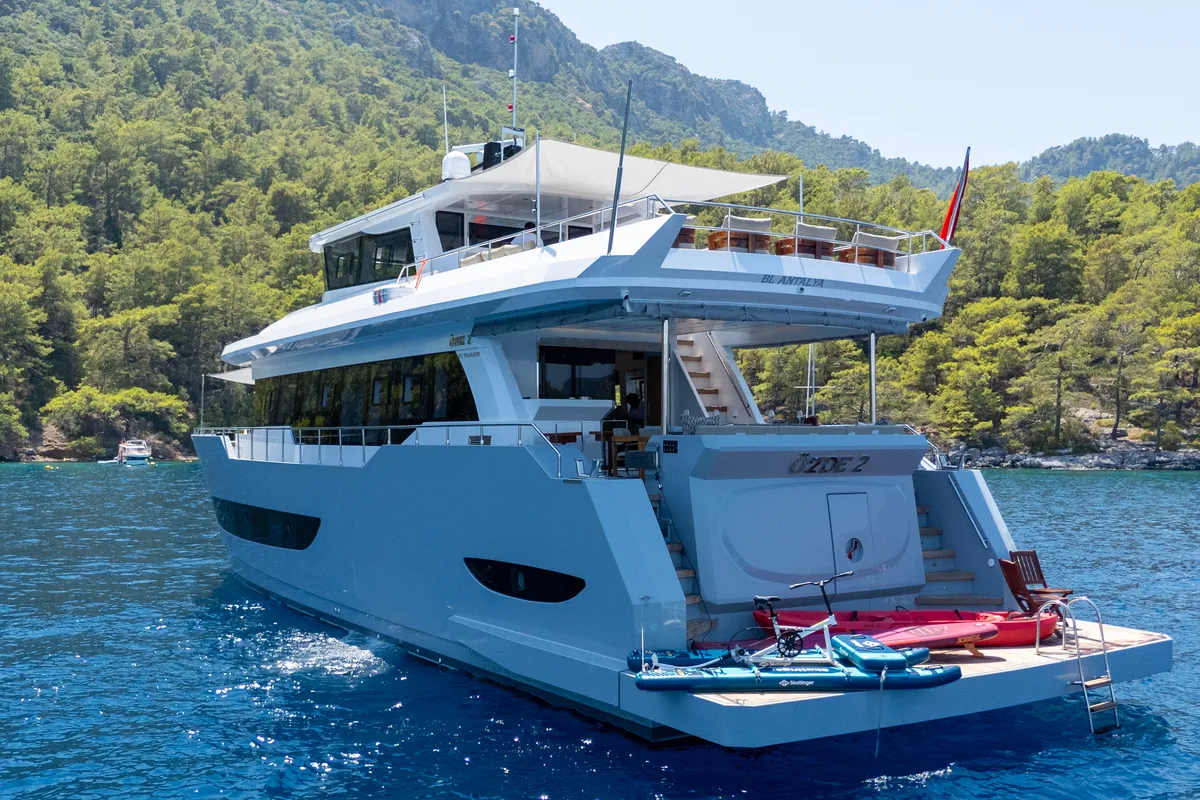 Motoryacht, a motor yacht at Fethiye, Turkey