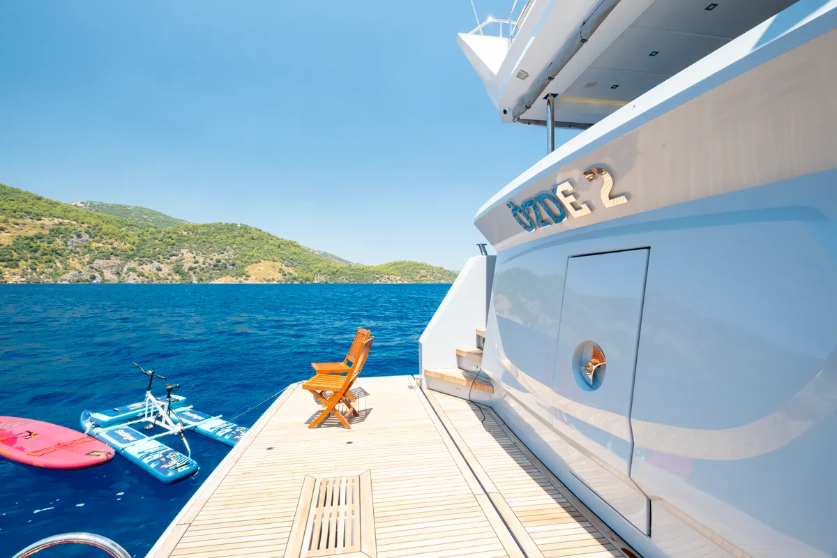 Motoryacht, a motor yacht at Fethiye, Turkey
