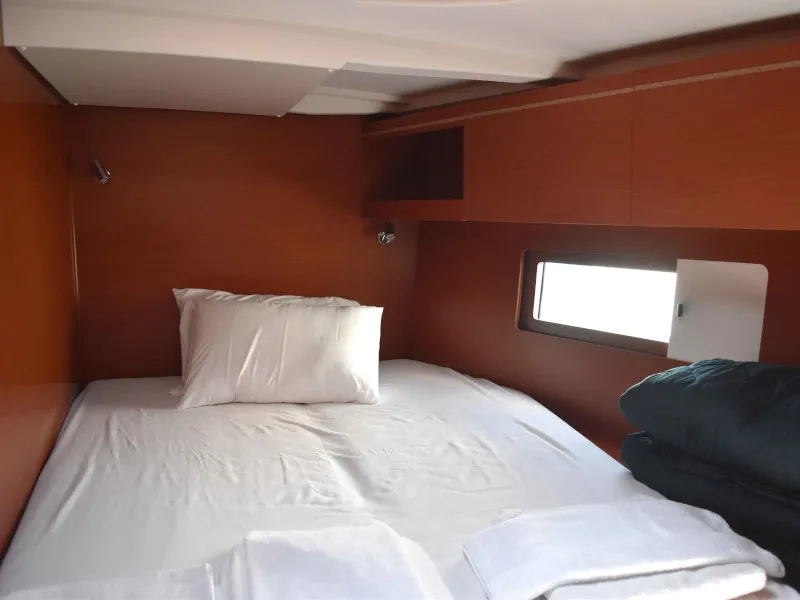 Cabin on Euphoria, a Beneteau Oceanis 51.1 sailboat at Lavreotiki Municipal Unit, Greece