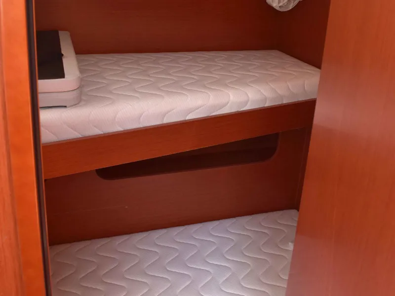 Cabin on Euphoria, a Beneteau Oceanis 51.1 sailboat at Lavreotiki Municipal Unit, Greece