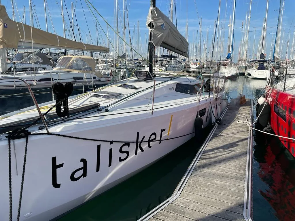 Exterior view of SHOULD I GO, a Pogo 36 sailboat at La Rochelle, France