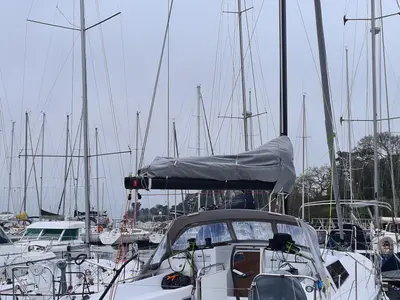 Deck of SHOULD I GO, a Pogo 36 sailboat at La Rochelle, France
