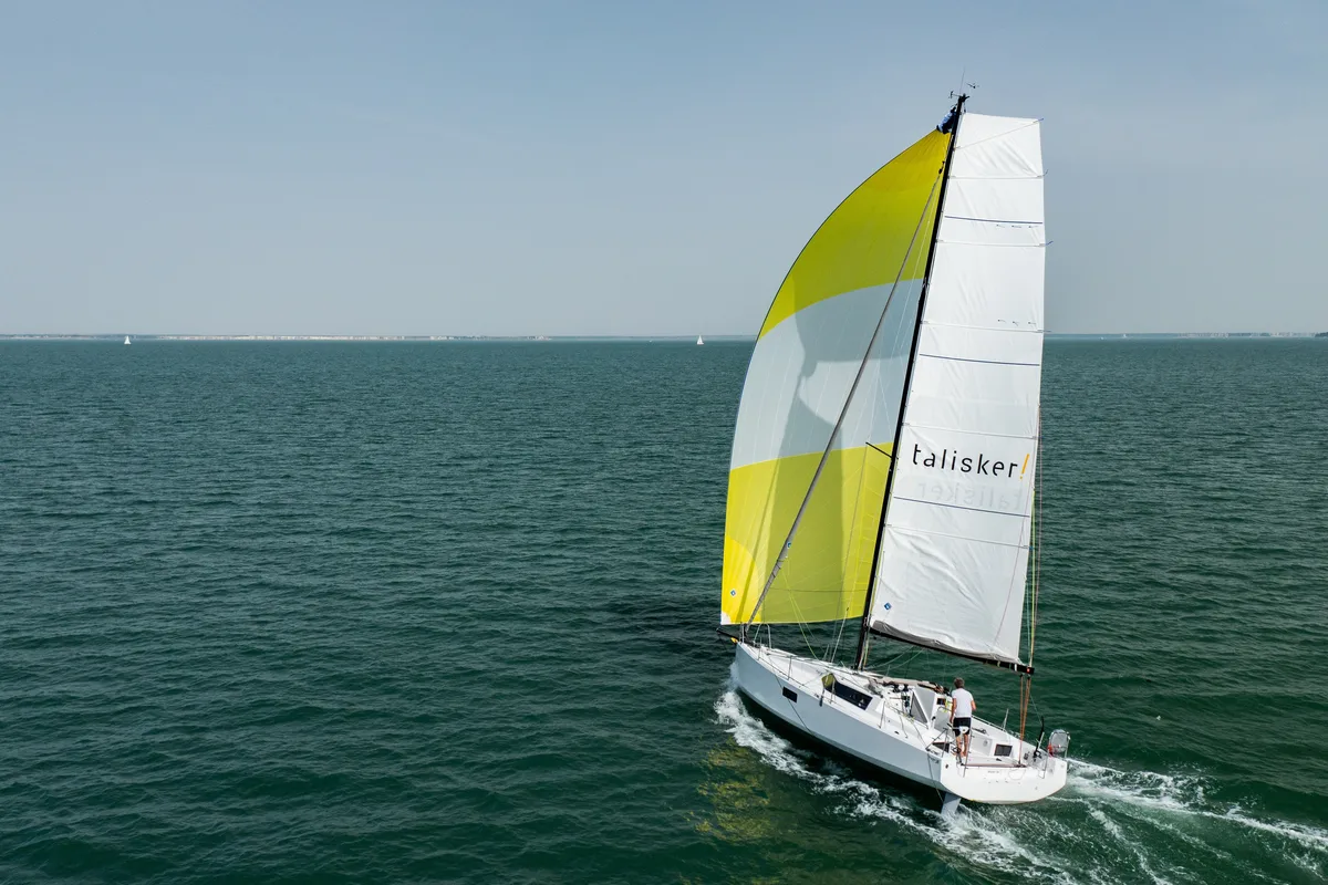 Exterior view of SHOULD I GO, a Pogo 36 sailboat at La Rochelle, France