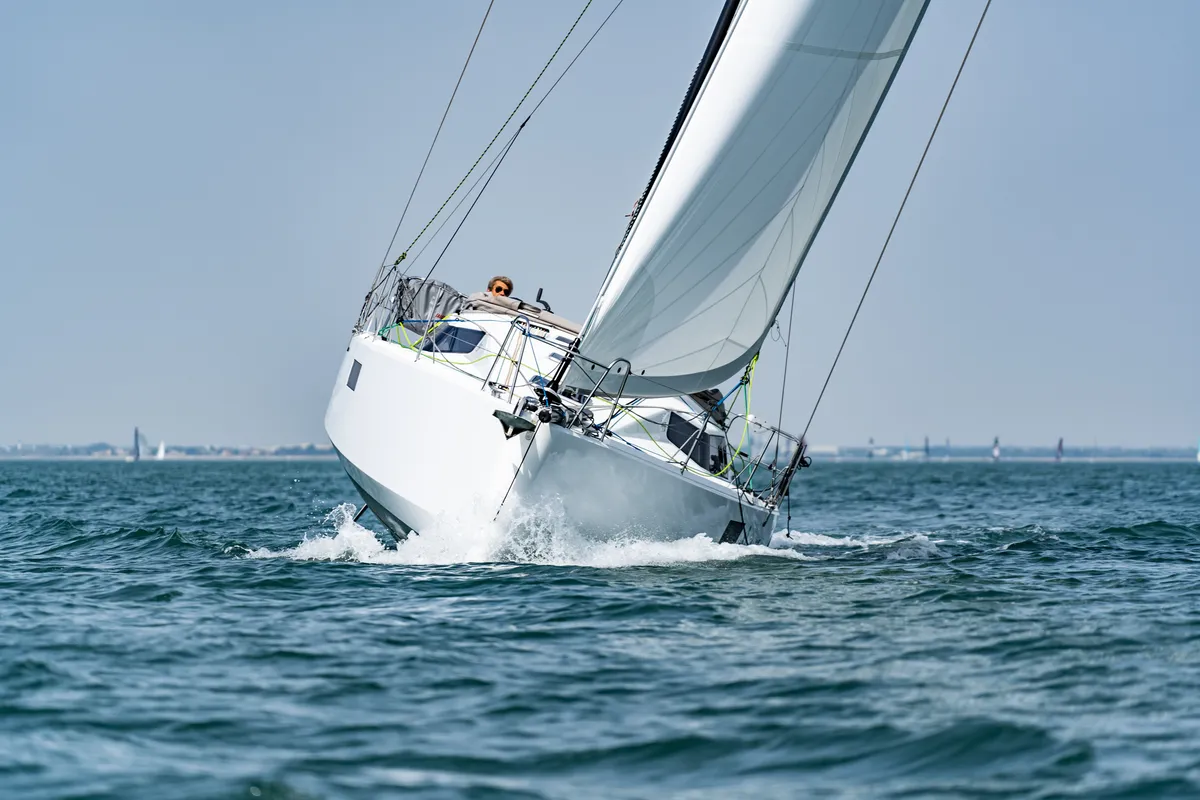 Exterior view of SHOULD I GO, a Pogo 36 sailboat at La Rochelle, France