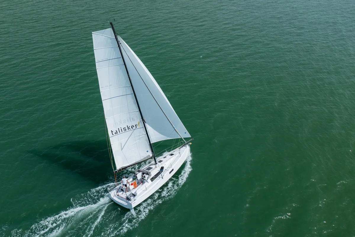 Exterior view of SHOULD I GO, a Pogo 36 sailboat at La Rochelle, France