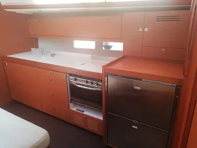 Galley of Cetina, a Dufour 460 Grand Large sailboat at Općina Medulin, Croatia
