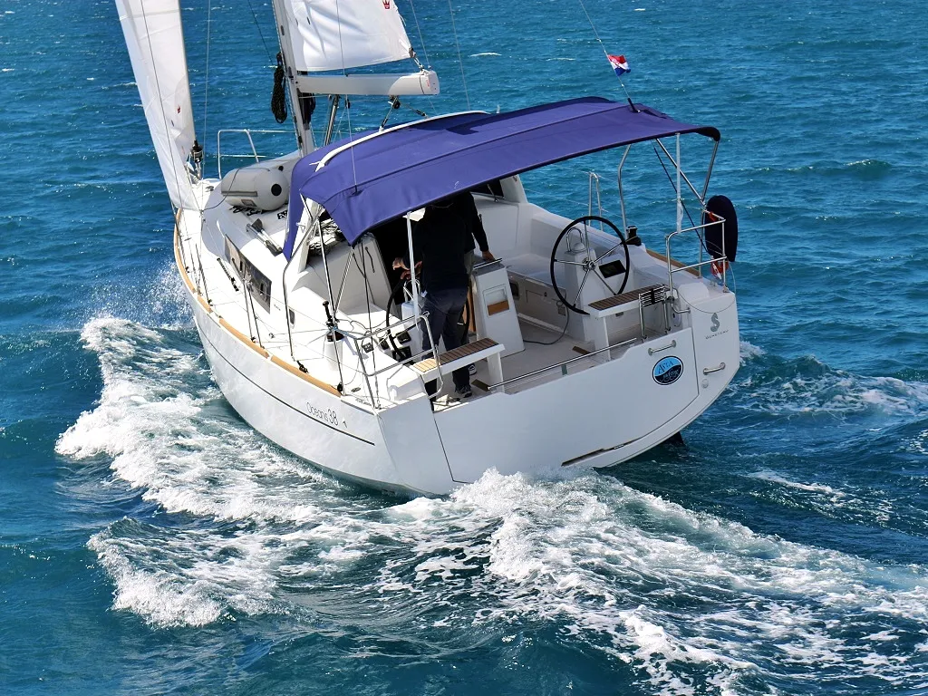 Elsa, a Beneteau Oceanis 38.1 sailboat at Općina Sukošan, Croatia