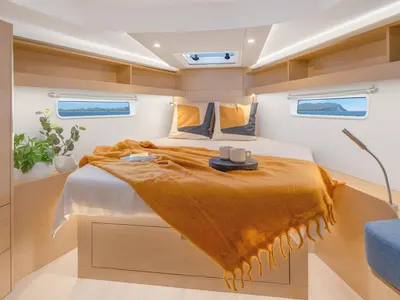 Cabin on Señorita, a Hanse 410 sailboat at Dubrovnik, Croatia