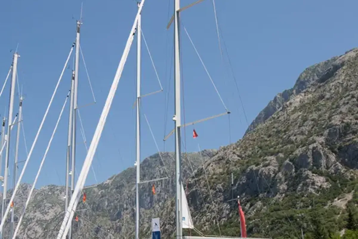 Cabin on Blues, a Beneteau Oceanis 48 sailboat at Tivat, Montenegro