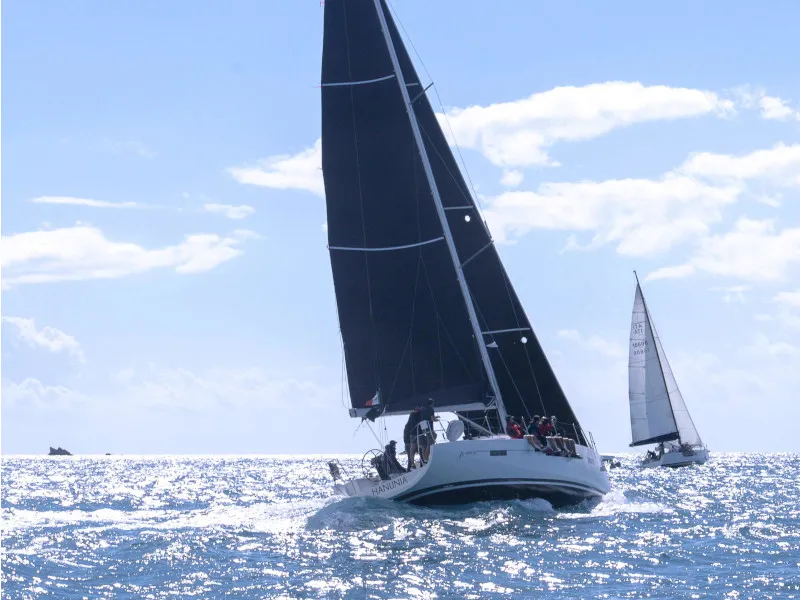 Exterior view of Hanunia, a More 40 sailboat at Rosignano Solvay, Italy