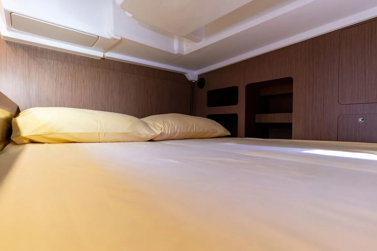 Cabin on "Blue Odyssey, Beneteau Oceanis 46.1, 2020", a Beneteau Oceanis 46.1 sailboat at Municipal Unit of Nea Peramos, Gre…