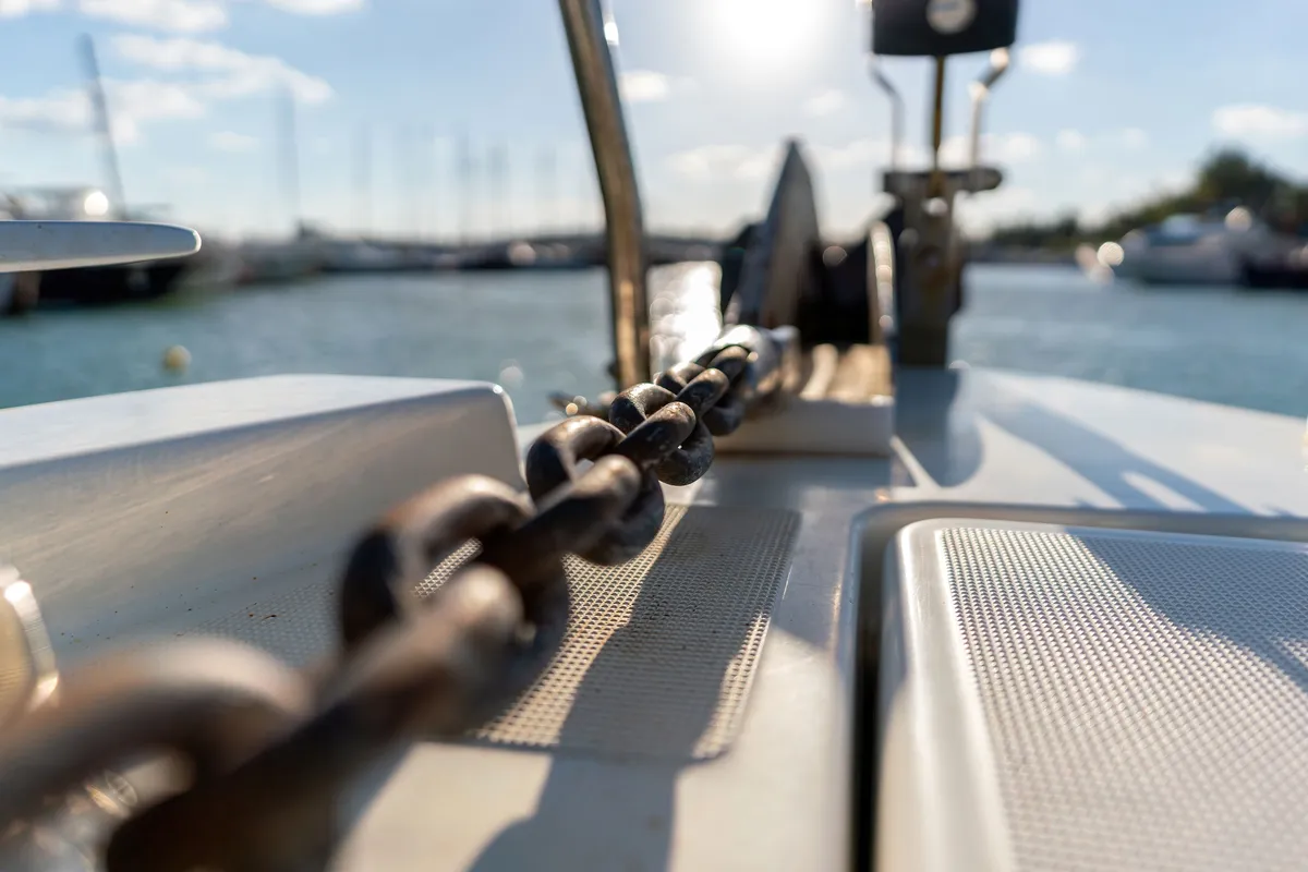 "Blue Odyssey, Beneteau Oceanis 46.1, 2020", a Beneteau Oceanis 46.1 sailboat at Municipal Unit of Nea Peramos, Greece