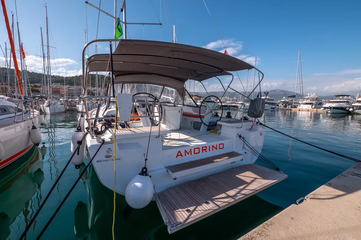 Amorino, a Beneteau Oceanis 46.1 sailboat at Split, Croatia