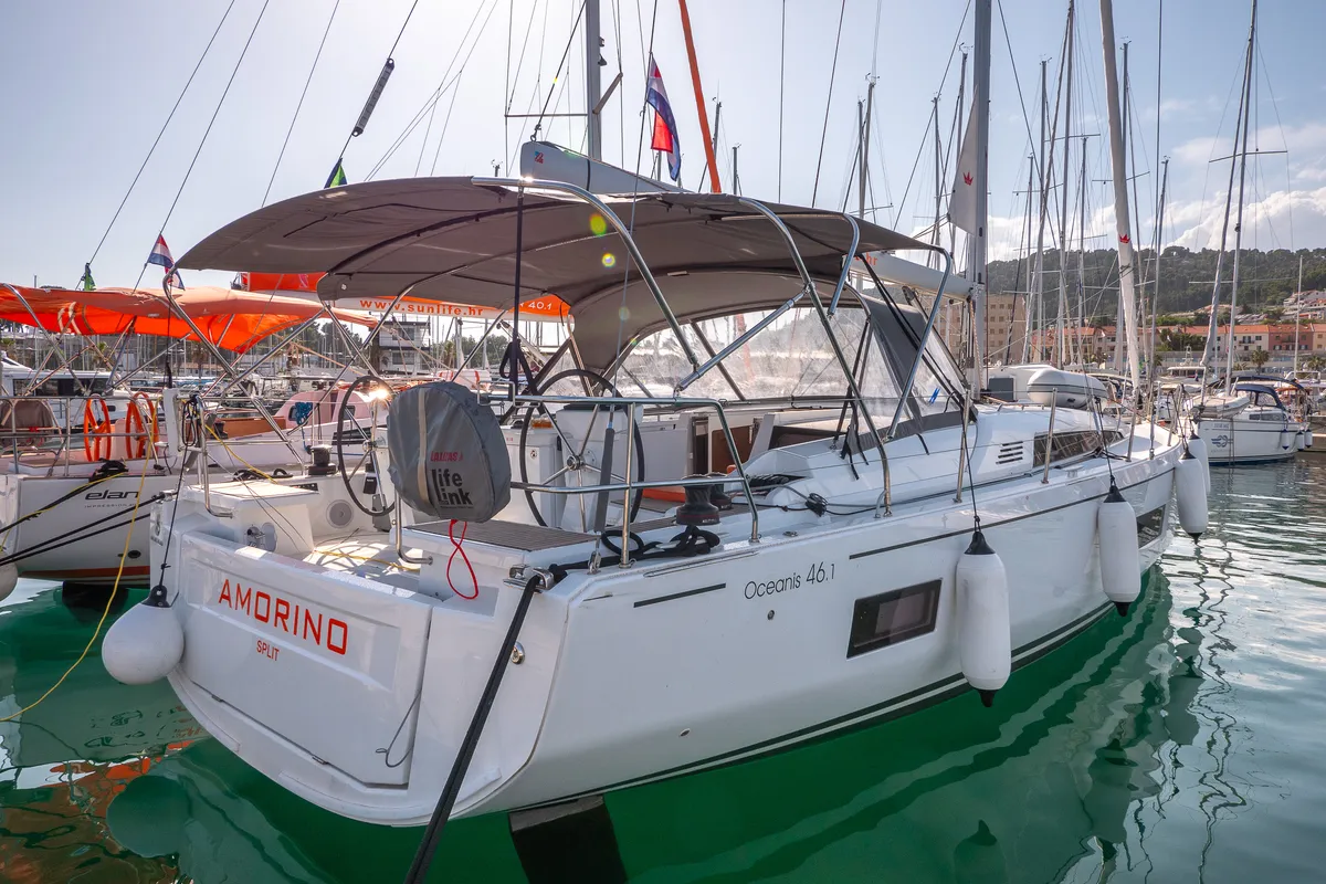 Amorino, a Beneteau Oceanis 46.1 sailboat at Split, Croatia