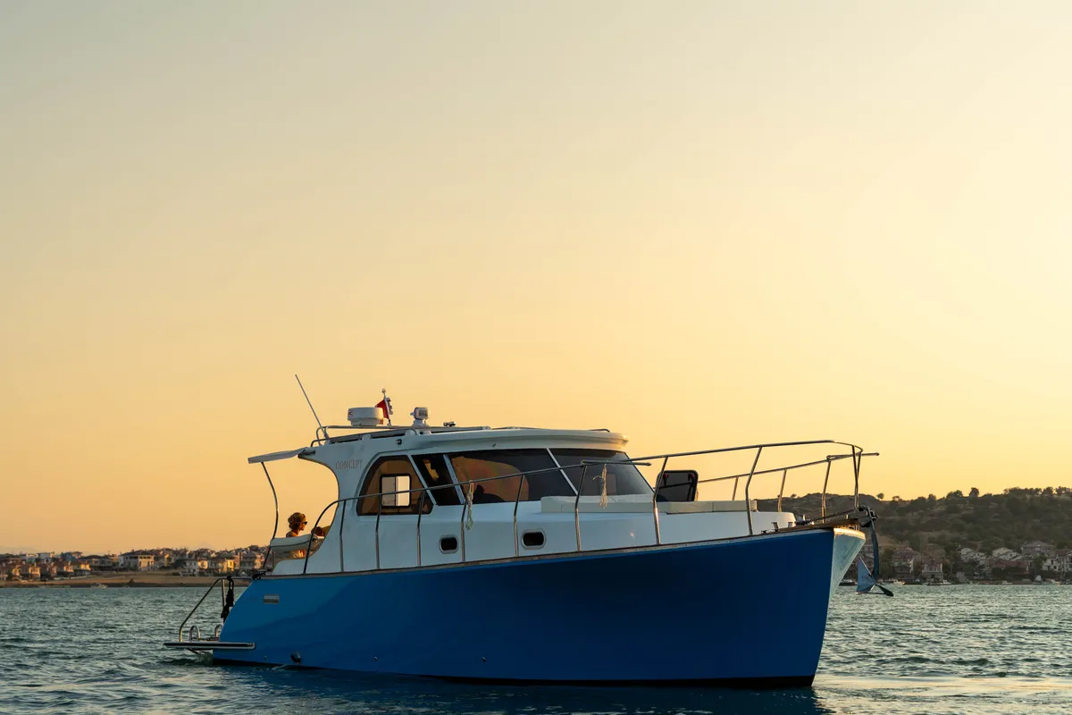 Concept, a Lobster 38 motorboat at Casa Solada Cunda, Turkey