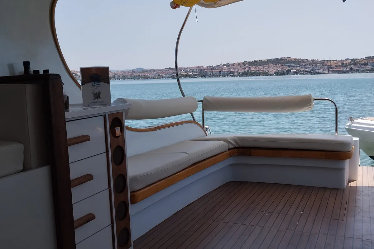 Concept, a Lobster 38 motorboat at Casa Solada Cunda, Turkey