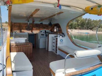 Concept, a Lobster 38 motorboat at Casa Solada Cunda, Turkey