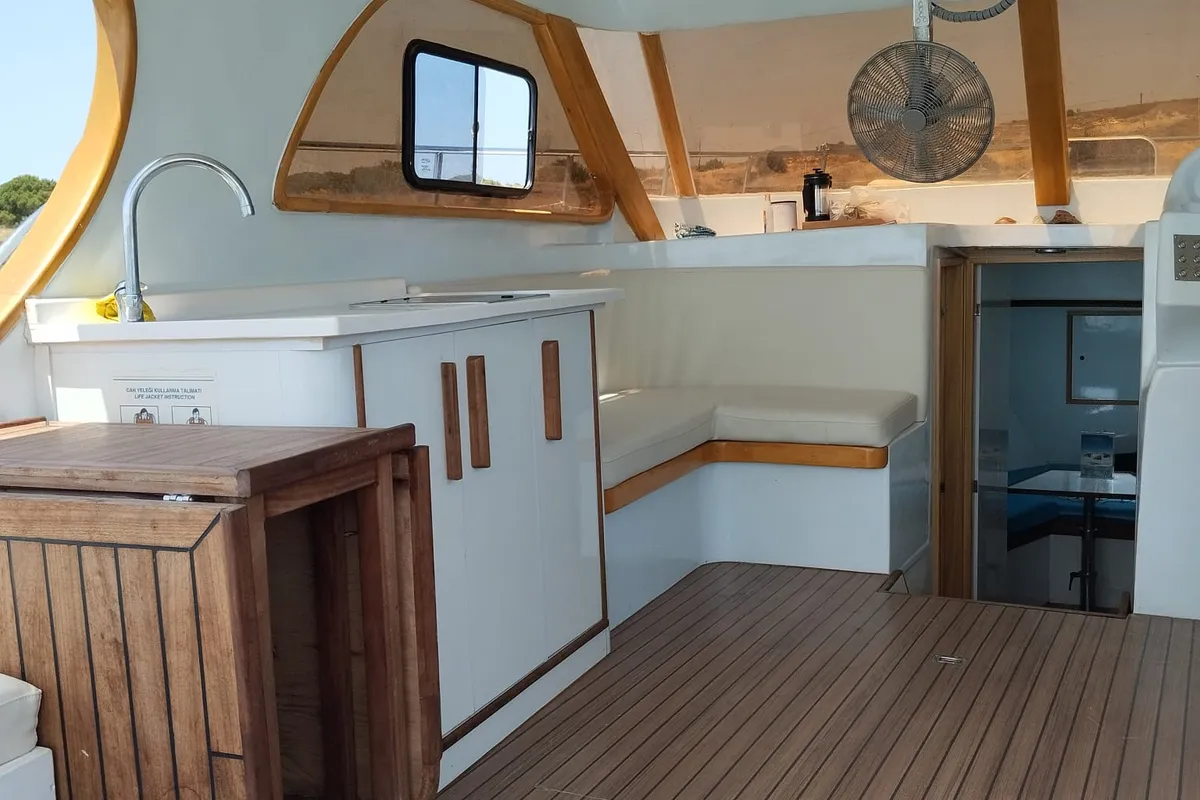 Concept, a Lobster 38 motorboat at Casa Solada Cunda, Turkey