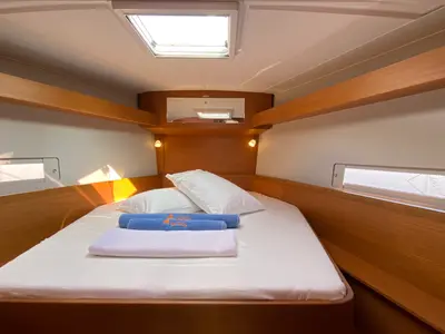Cabin on Luka, a Dufour 41 sailboat at Marmaris, Turkey