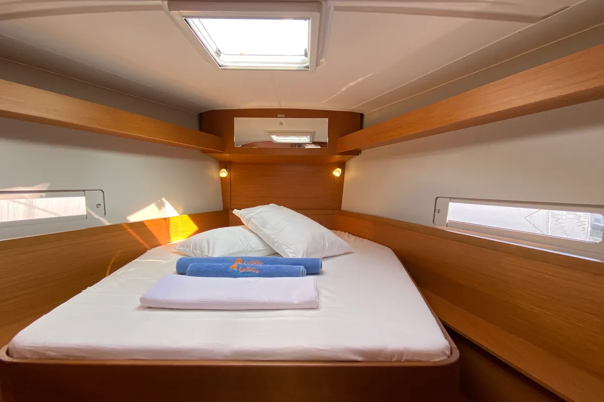 Cabin on Luka, a Dufour 41 sailboat at Marmaris, Turkey