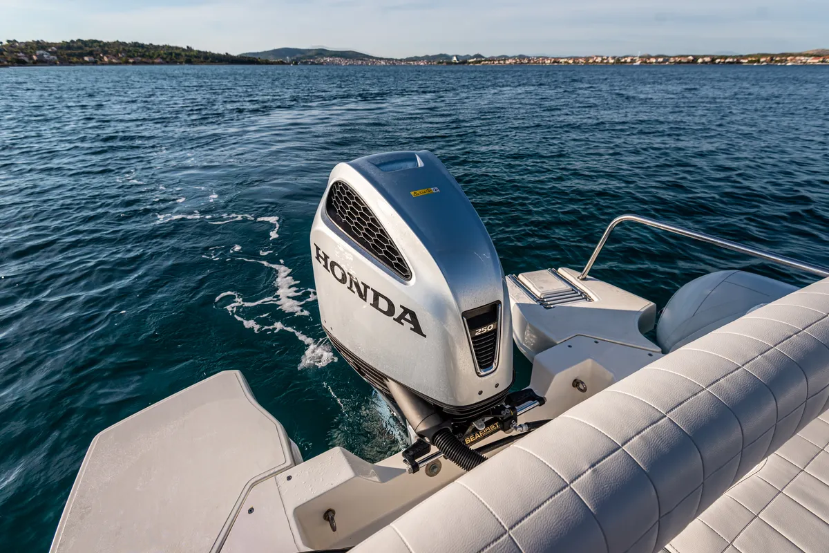 Marlin, a Marlin 790 Dynamic motorboat at Grad Vodice, Croatia