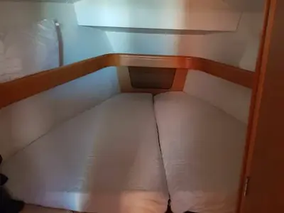 Cabin on Argonaute, a Jeanneau Sun Odyssey 42 i sailboat at Municipal Unit of Lefkada, Greece