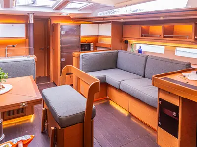Euphoria Planet, a Dufour 56 Exclusive sailboat at Tonnarella, Italy