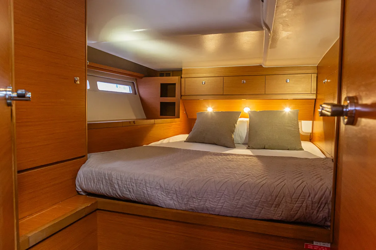 Euphoria Planet, a Dufour 56 Exclusive sailboat at Tonnarella, Italy