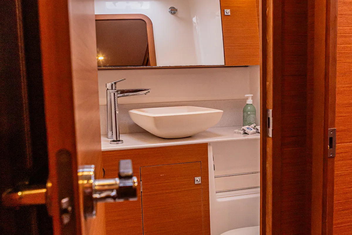 Euphoria Planet, a Dufour 56 Exclusive sailboat at Tonnarella, Italy