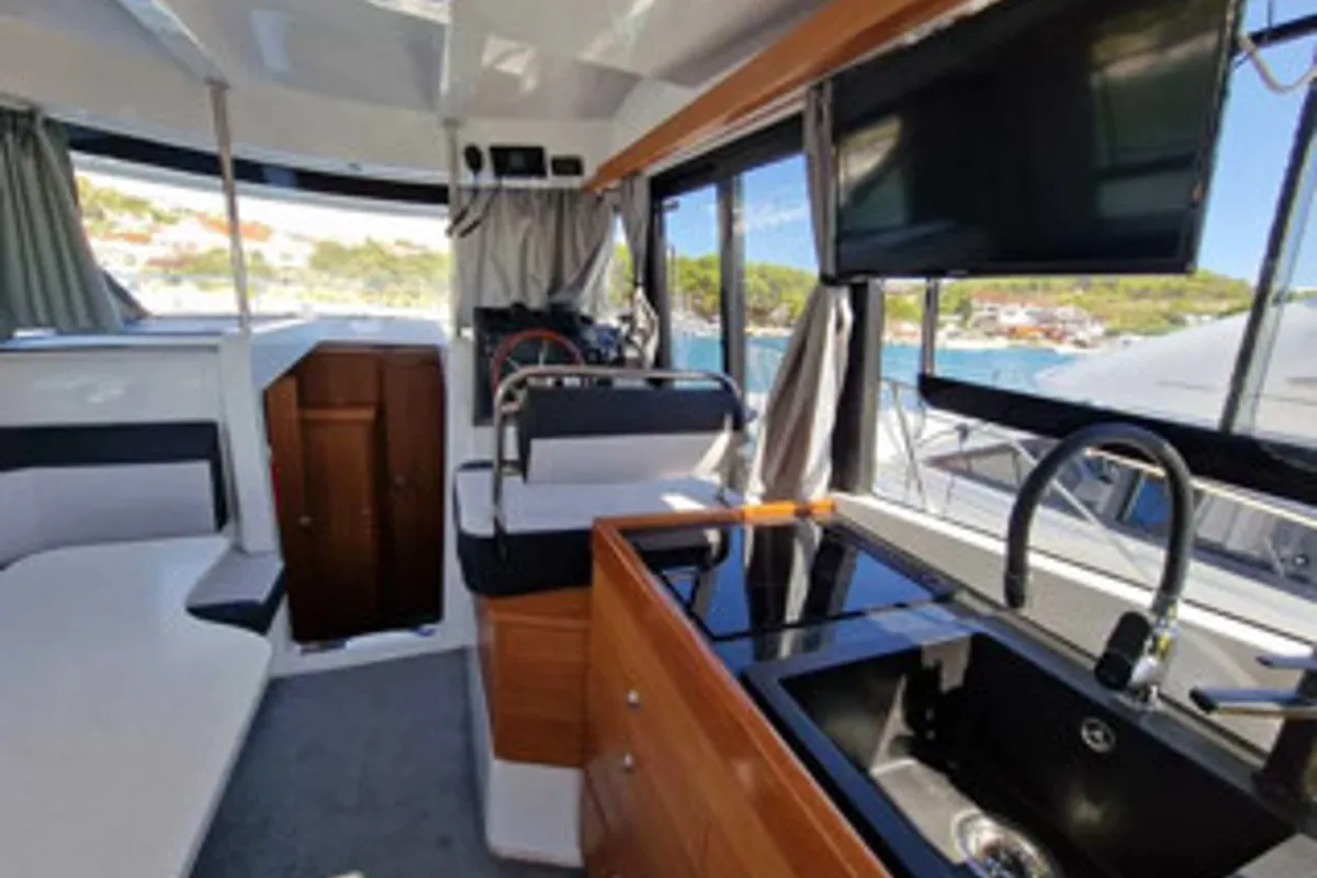 Galley of Excalibur, a Gulet Platinum 40 motorboat at Općina Rogoznica, Croatia