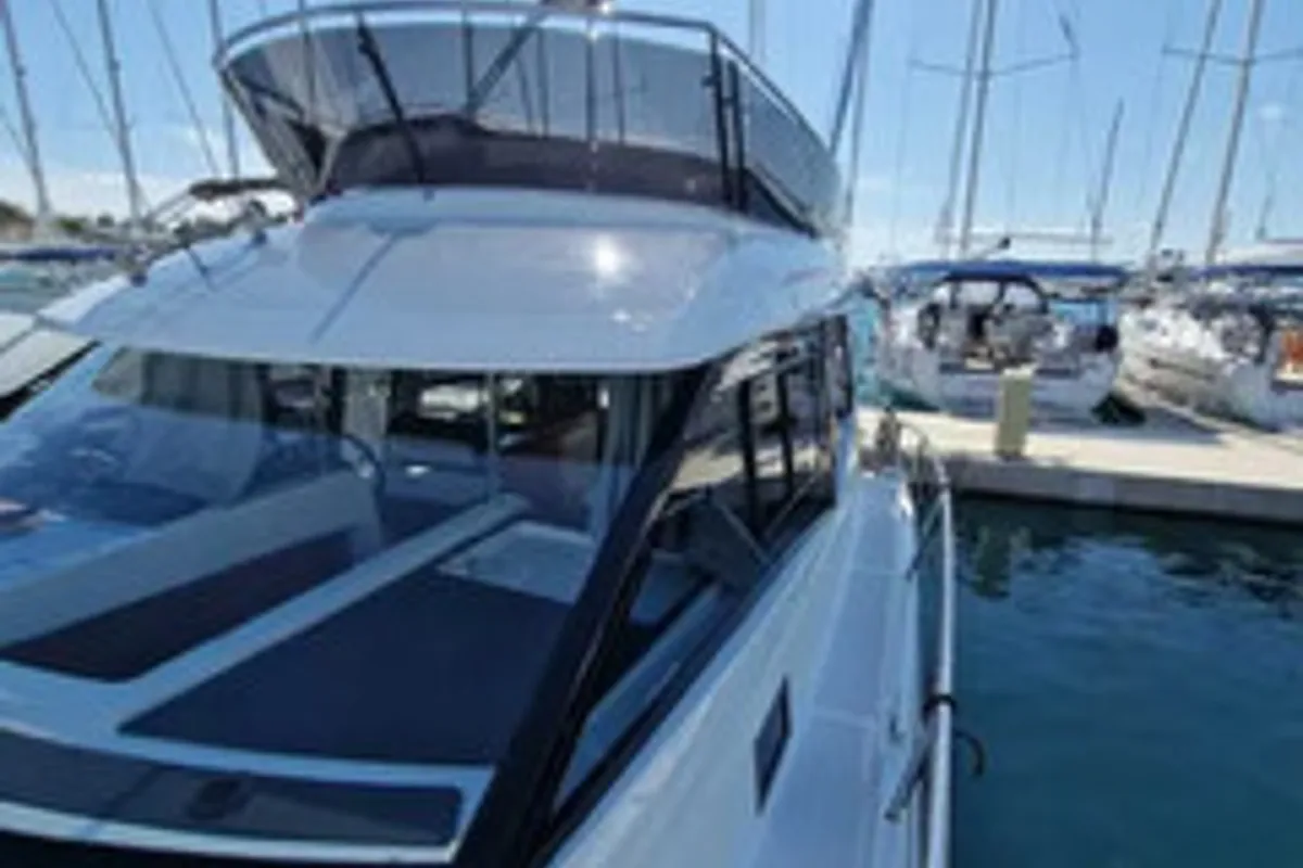 Exterior view of Excalibur, a Gulet Platinum 40 motorboat at Općina Rogoznica, Croatia