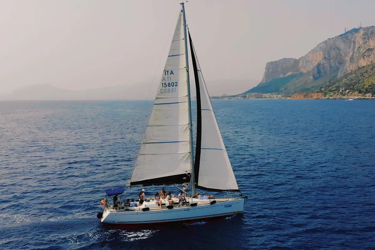 Odile, a Dufour 40 sailboat at Palermo, Italy