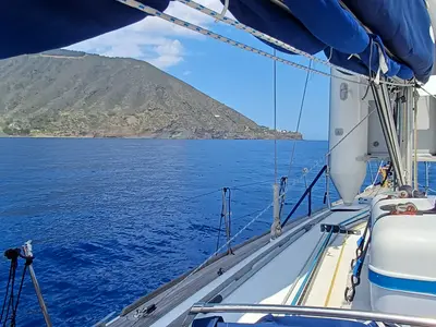 Odile, a Dufour 40 sailboat at Palermo, Italy