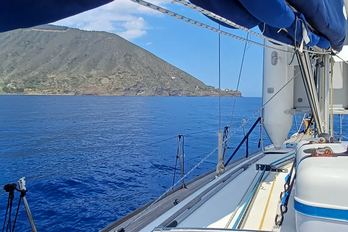Odile, a Dufour 40 sailboat at Palermo, Italy