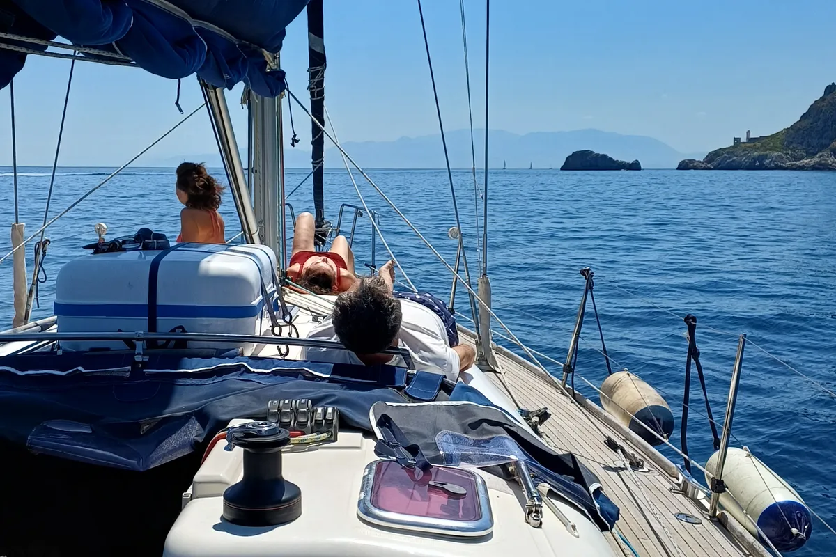 Odile, a Dufour 40 sailboat at Palermo, Italy