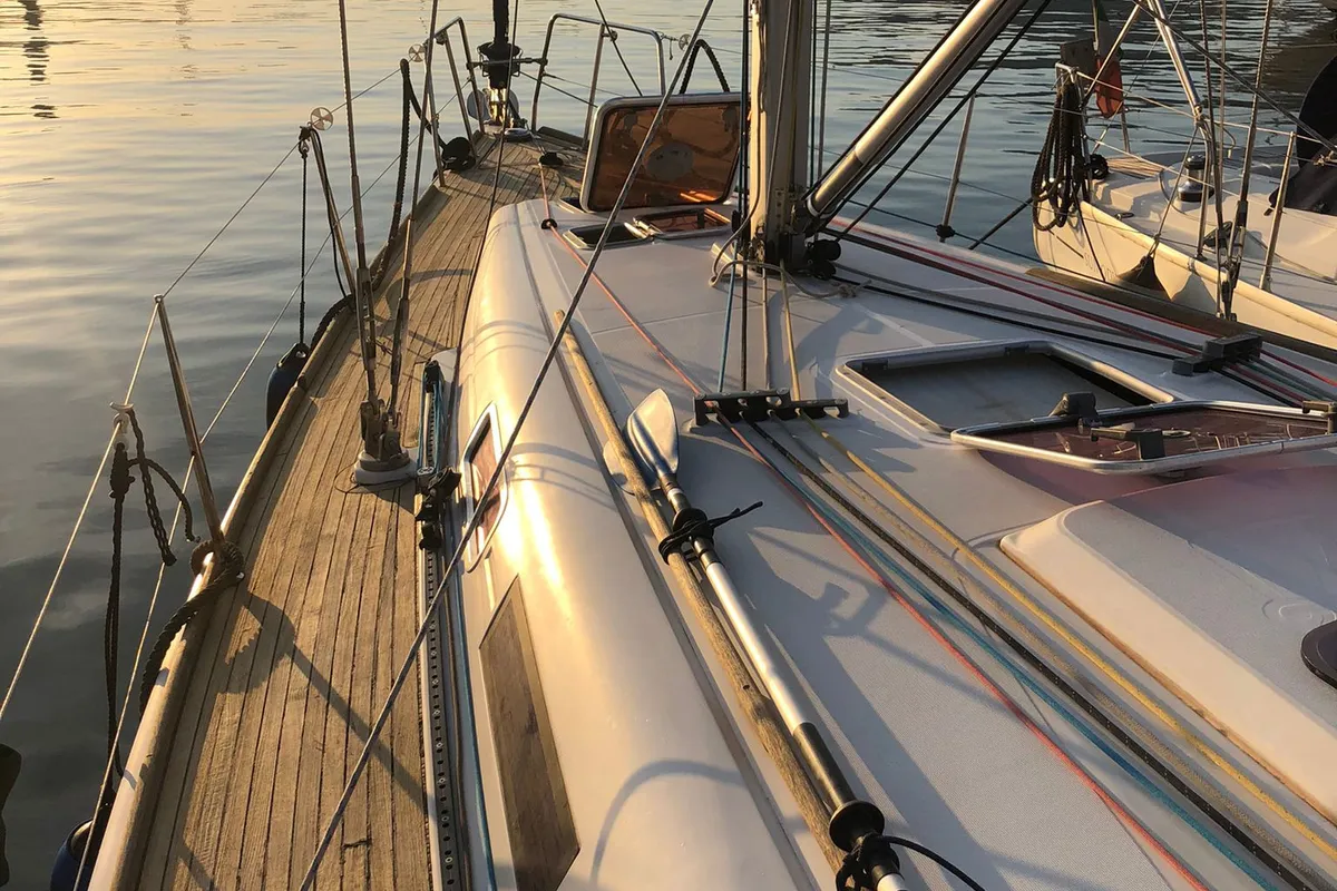 Odile, a Dufour 40 sailboat at Palermo, Italy