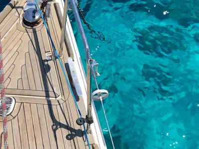 Odile, a Dufour 40 sailboat at Palermo, Italy