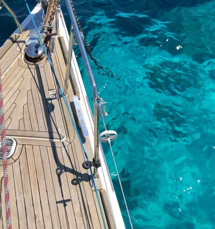 Odile, a Dufour 40 sailboat at Palermo, Italy