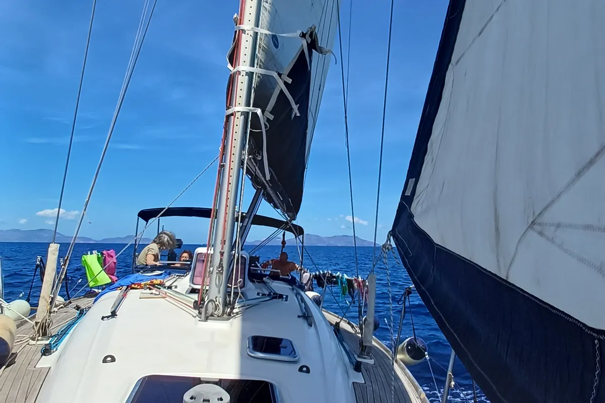 Odile, a Dufour 40 sailboat at Palermo, Italy