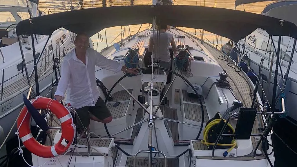 Odile, a Dufour 40 sailboat at Palermo, Italy