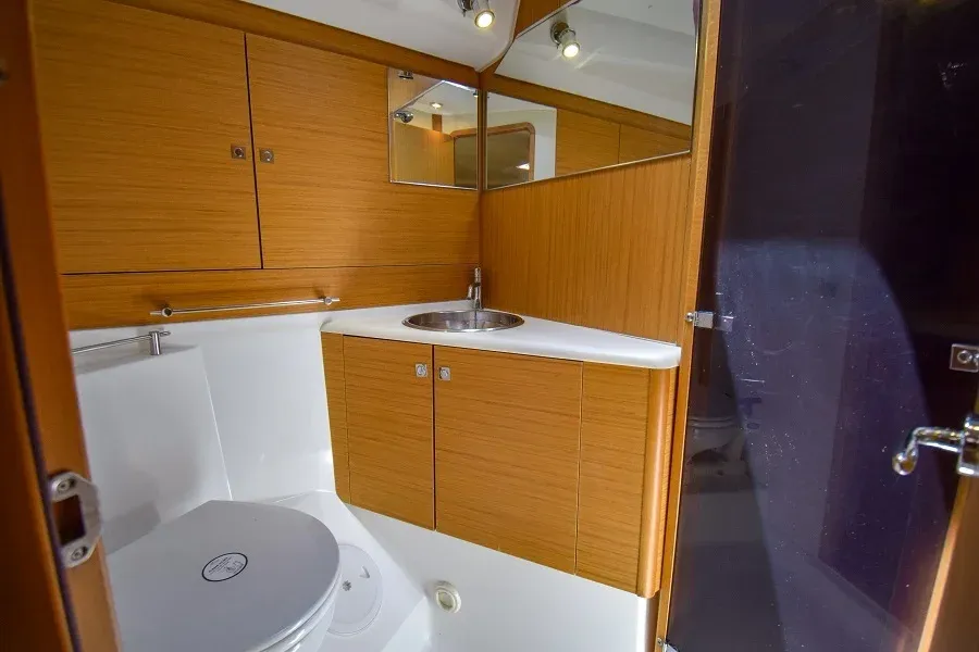 Head on Eleven, a Jeanneau Sun Odyssey 50DS sailboat at Marmaris, Turkey