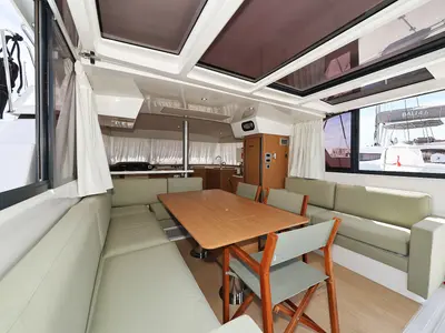 Salon of Esteri, a Bali Catspace catamaran at Općina Sukošan, Croatia