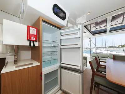 Galley of Esteri, a Bali Catspace catamaran at Općina Sukošan, Croatia