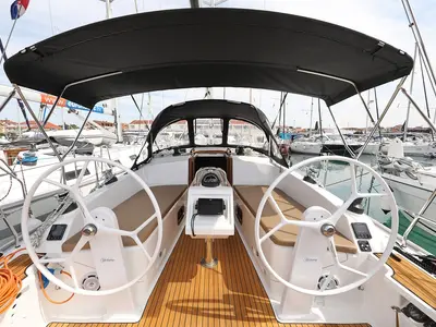 Spectrum, a Bavaria Cruiser 37 sailboat at Pirovac, Croatia