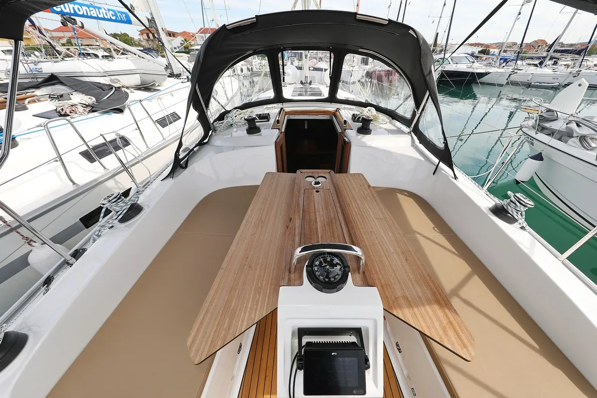 Spectrum, a Bavaria Cruiser 37 sailboat at Pirovac, Croatia