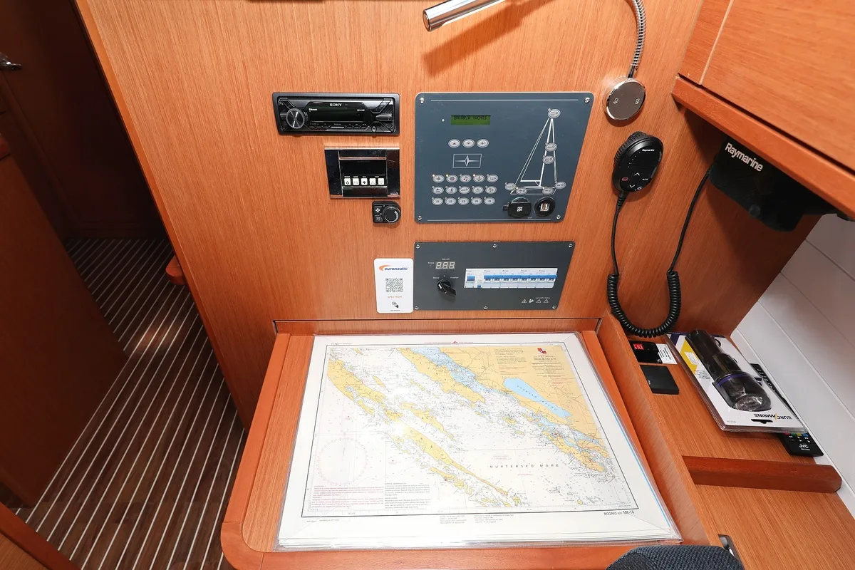 Spectrum, a Bavaria Cruiser 37 sailboat at Pirovac, Croatia