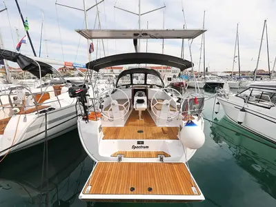 Spectrum, a Bavaria Cruiser 37 sailboat at Pirovac, Croatia